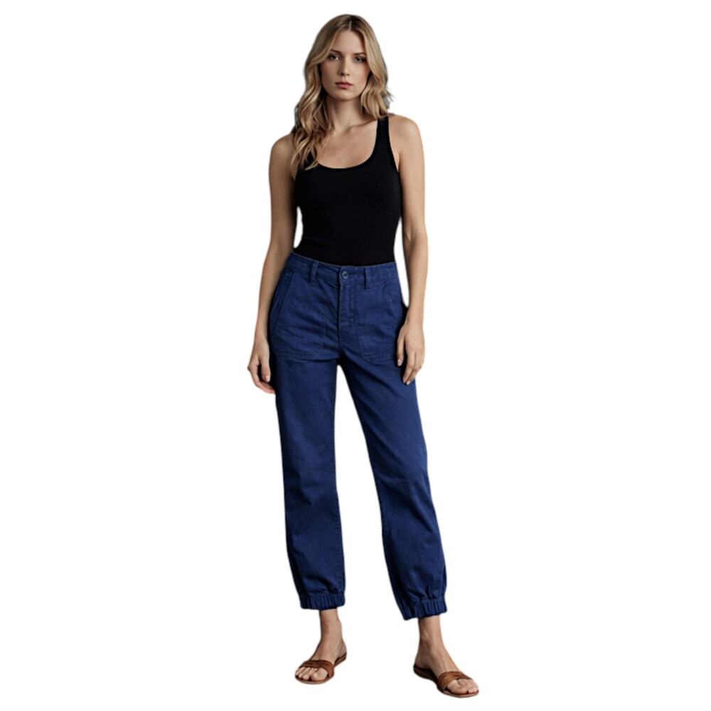 Anthropologie Blue Pants | Size 6 - Picture 8 of 9